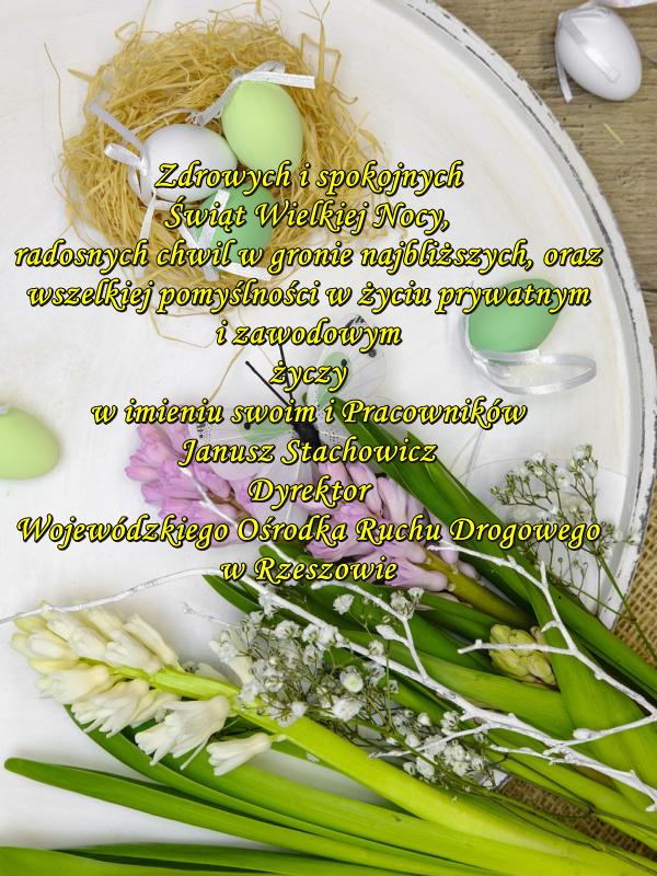 Życzenia świąteczne Wielkanoc 2026